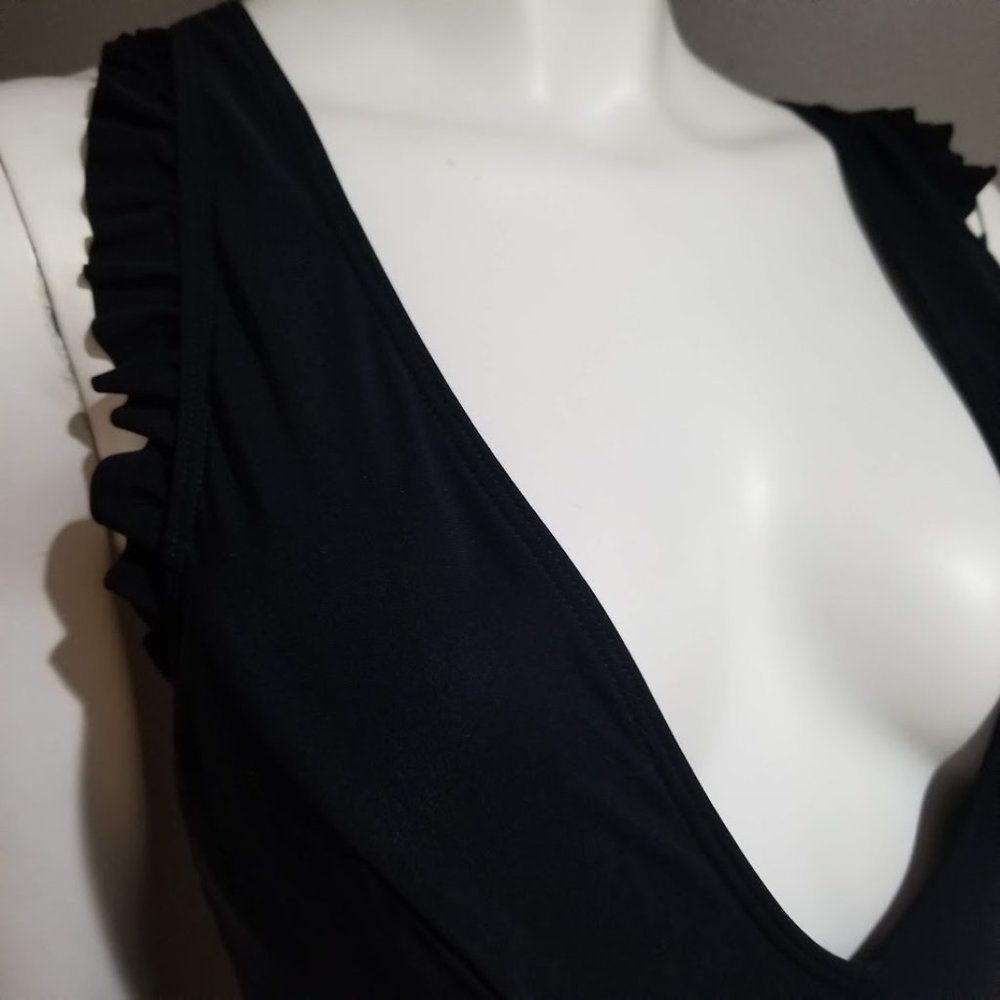 Skinny Dippers  Jelly Beans Cinch Ruffle Sleeve Soft Cup One Piece Swimsuit - Picture 5 of 11